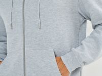 Базовая толстовка на молнии, Серый