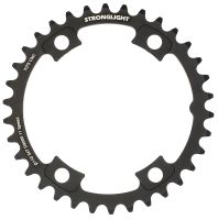 Звезда системы Stronglight для Shimano DURA ACE FC-9000 / ULTEGRA 6800 & Di2 7075-T6 (черный 36 BCD 110 ассиметричный (тип ABS))