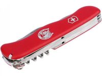Многофункциональный складной нож Victorinox Equestrian 0.8883 с фиксатором лезвия 11 функций красный, для конного спорта
