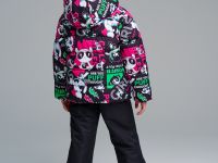 Куртка текстильная с полиуретановым покрытием для девочек