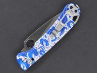 Складной нож Daggerr Sting Slim Gzhel, сталь VG-10, рукоять G10