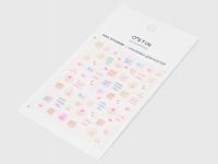 Набор наклеек для ногтей для девочек, Мультицвет