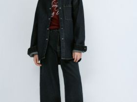 Джинсовая рубашка для девочек, Синий