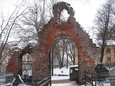 Ворота ограды