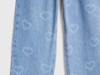 Прямые джинсы для девочек, Голубой
