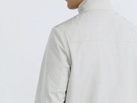 Бомбер с контрастными деталями, Бежевый