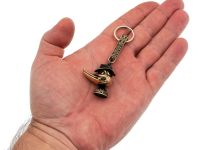 Брелок Утка, бронза