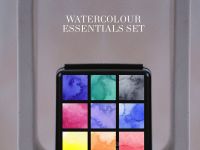 Набор акварели nuance. Watercolour Essentials, 9 цветов, карманная палитра-трансформер