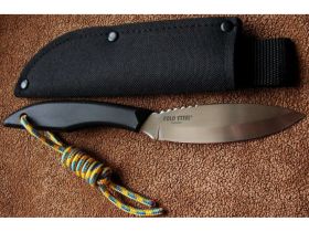 Нож с фиксированным клинком Cold Steel Canadian Belt, сталь 1.4116, рукоять пластик, черный