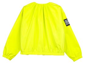 Куртка текстильная с полиуретановым покрытием для девочек (ветровка)