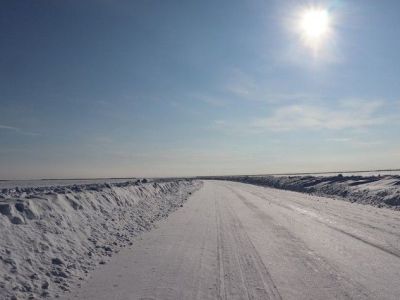 В Кобяйском районе Якутии открыли проезд по участку автозимника