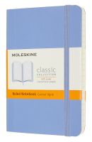 Записная книжка в линейку Moleskine "Classic Soft" Pocket, 90x140 мм 192 стр мягкая обложка, голуб