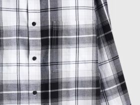 Рубашка из фланели для мальчиков, Серый