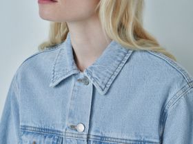 Джинсовая куртка, Голубой