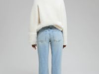 Джинсы wide leg fit женские