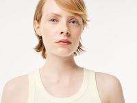 Женская облегающая хлопковая майка Lacoste