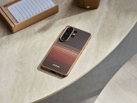 Чехол Pitaka противоударный для Samsung Galaxy S26 Ultra коричневый