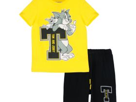 Комплект трикотажный для мальчиков: фуфайка (футболка), шорты