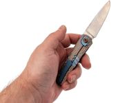 Складной нож Assassin knives Gentlemen, сталь Damascus, рукоять титан
