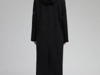 Пальто из шерсти и шелка