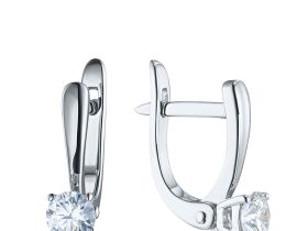 Серьги из белого золота э4712сг02164000