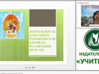 Деятельность классного руководителя в рамках реализации ФГОС ОО