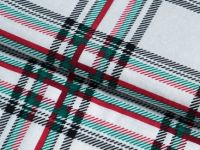 Пижамные брюки в клетку для девочек, Белый