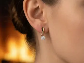 Серьги из желтого золота э0312сг04152800