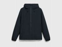 Утеплённая куртка с капюшоном, Черный