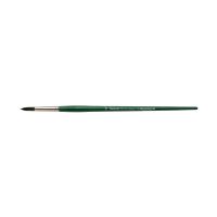 Кисть д/рисования Tintoretto Emerald синтетика, круглая, на короткой ручке №16