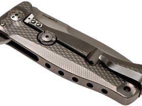 Нож складной LionSteel SR11 G (GREY), сталь Uddeholm Sleipner® Satin, рукоять титан по технологии Solid®, серый