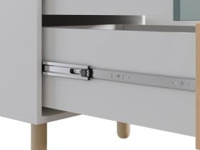 Письменный стол Дикинс 120x60 Береза/Серо-зеленый