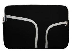 Чехол Palmexx для Apple MacBook Air 13.3" (2018-2021) на молнии/неопрен (черный)