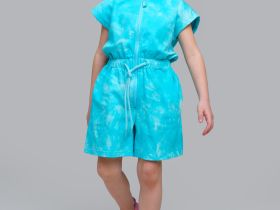 Комбинезон трикотажный для девочек