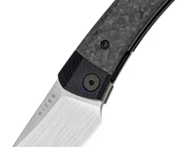 Складной нож Kizer Mini Momo, сталь M390, рукоять карбон/Timascus