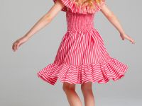 Платье текстильное для девочек