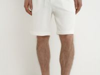 Шорты из пике, Белый