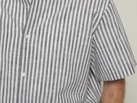 Рубашка с коротким рукавом в полоску