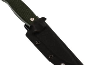 Нож Hot Knife Hoot, сталь D2, рукоять микарта, зеленый