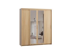 Шкаф-купе Тебар 4-210x240 Дуб Барбера 2 зеркала
