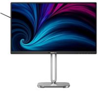 Монитор 23,8" Philips 24B2U4301 1920x1080, 16:9, IPS, 300cd/m, 1500:1, 4ms, 178°/178°, 120Hz, HDMI, DP, USB Hub, USB-C, RJ45, Speakers, Tilt, HAS, Swi