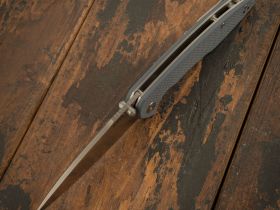 Складной нож CJRB Centros, сталь D2, рукоять G10, Blue