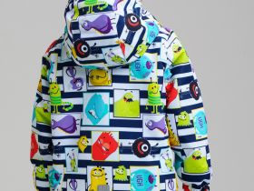 Куртка текстильная с полиуретановым покрытием для мальчиков (ветровка)