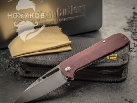 Складной нож Artisan Arion, сталь S35VN, Micarta/Titanium