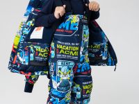Комплект текстильный с полиуретановым покрытием для мальчиков: куртка, полукомбинезон