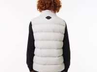 Мужской стёганный жилет Lacoste с высоким воротом