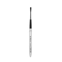 Кисть синтетика №4 плоская Альбатрос в металлическом футляре