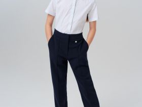 Брюки текстильные для девочек