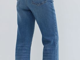 Джинсы Bootcut с высокой посадкой, Синий