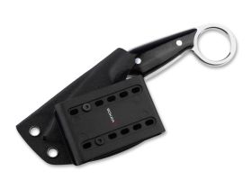 Нож с фиксированным клинком Boker Enki, сталь D2, рукоять микарта, черный